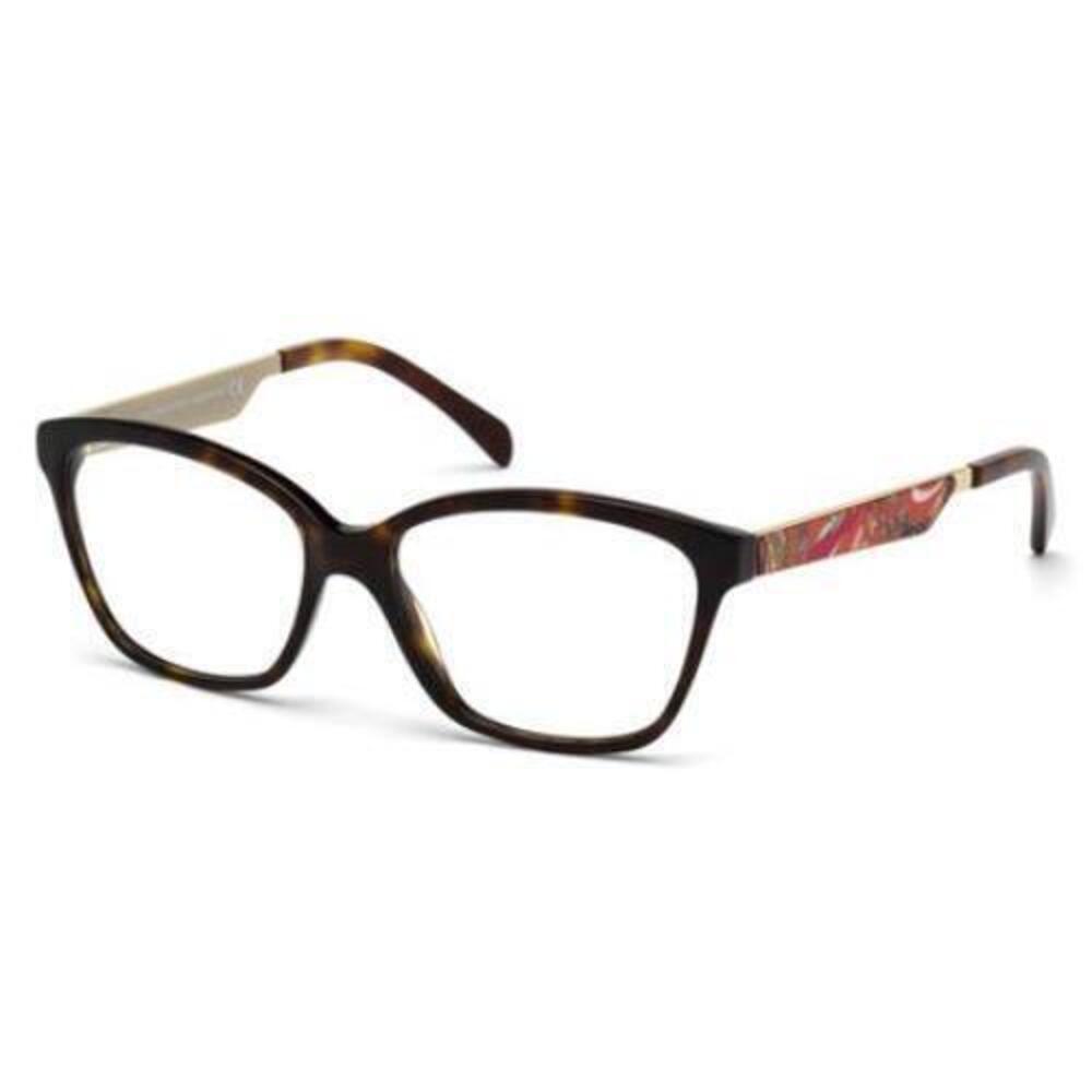 NWT Emilio Pucci EP5011 Havana Cat Eye 54mm Eyeglasses